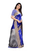 Vasthrlay Printed Kesar Blue Free Ethnic Wear