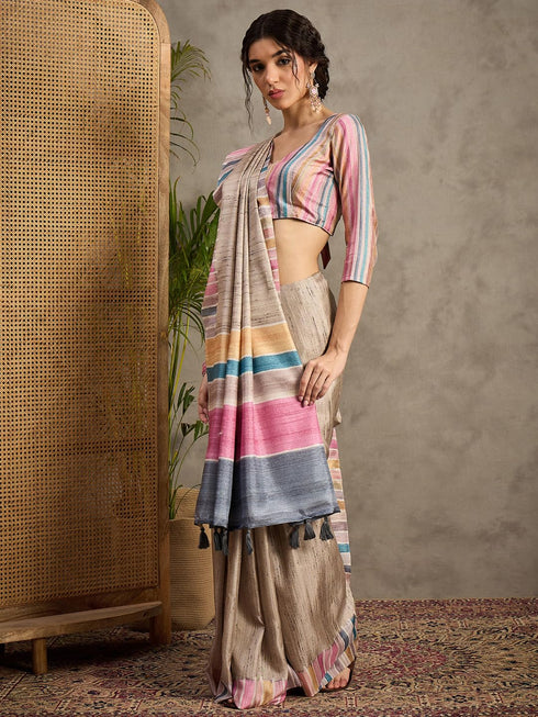 Vasthrlay Georgette Madhubani Unstitched Su Ethnic Wear