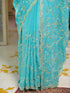 Vasthrlay Georgette Embroidery Lavender Saree