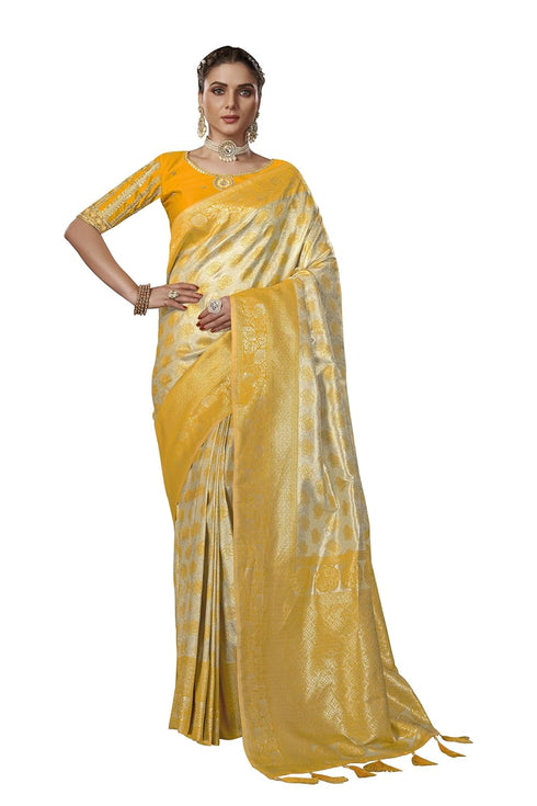 Vasthrlay Banarasi Embroidery Blouse Piece Mn1883