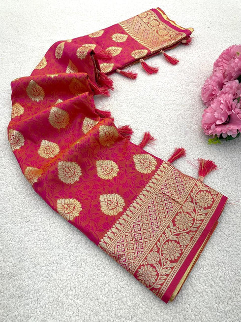 Vasthrlay Kanjivaram Banarasi Lavendar