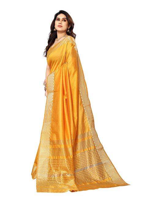 Vasthrlay Jacquard Unstitched Saree