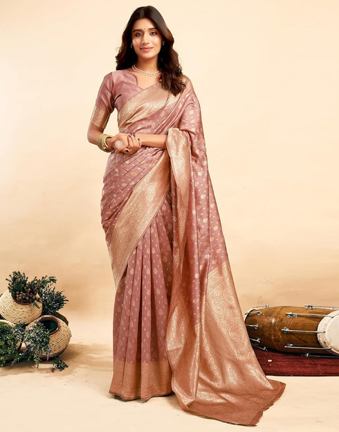 Vasthrlay Kanjivaram Banarasi Wedding Light Green Saree