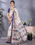 Vasthrlay Printed Unstitched Saree Az Ya Shaadi