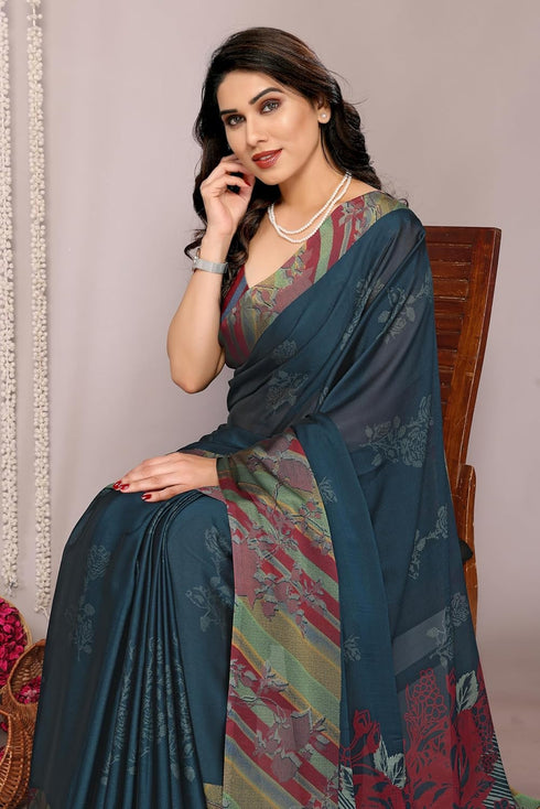 Vasthrlay Fashion Chiffon Georgette Dark Ethnic Wear