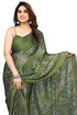 Vasthrlay Fashion Chiffon Turquoise Ethnic Wear
