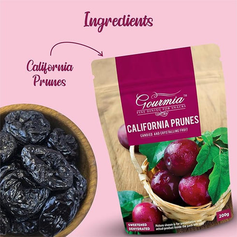 Gourmia California Dried Prunes 200g