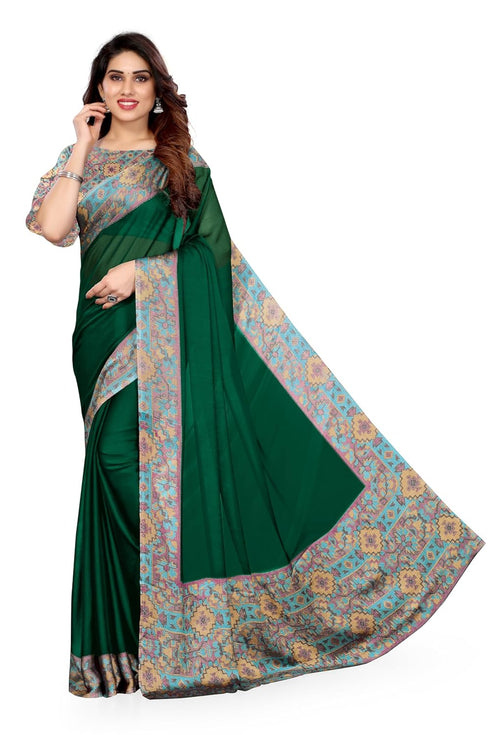Vasthrlay Fashion Chiffon Dusty Turquoise Ethnic Wear