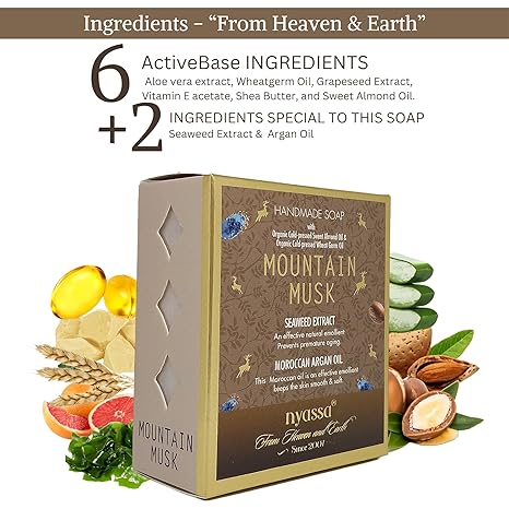 Nyassa Mountain Musk Natural Bathing Handmade Soap