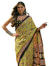 Vasthrlay Printed Yellow Saree