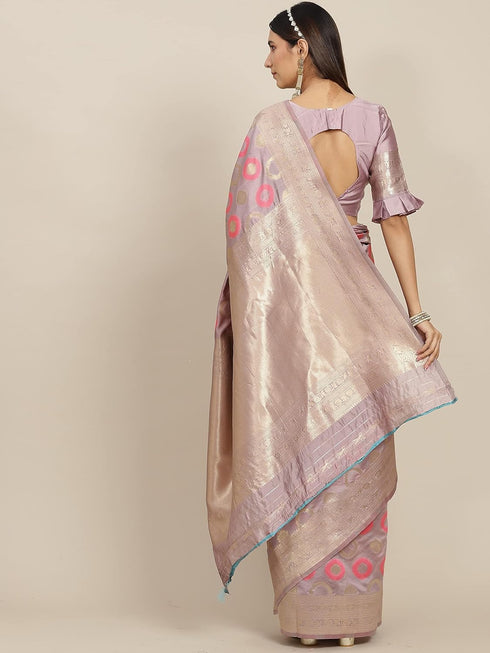 Vasthrlay Banarasi Jacquard Weaving Saree