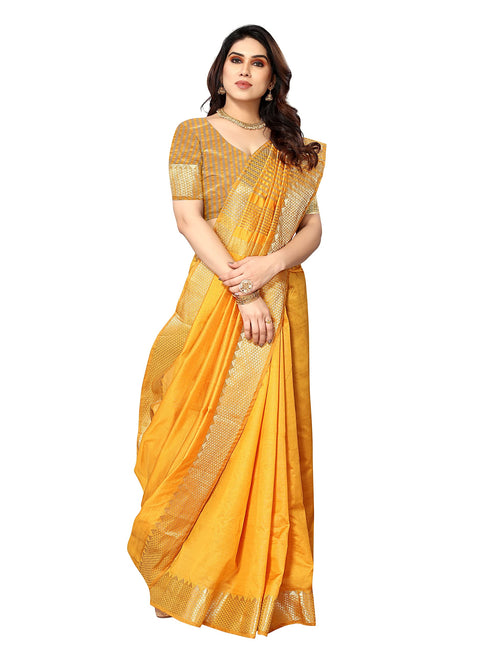 Vasthrlay Jacquard Unstitched Saree