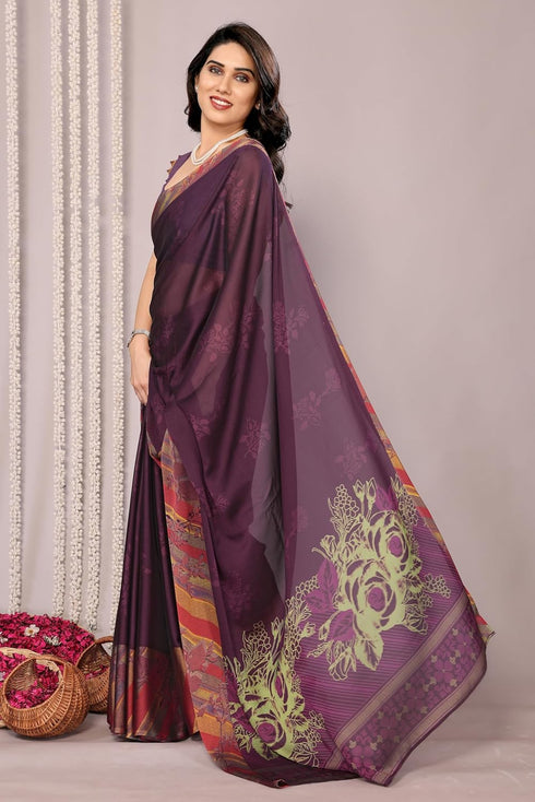 Vasthrlay Fashion Chiffon Georgette Dark Ethnic Wear