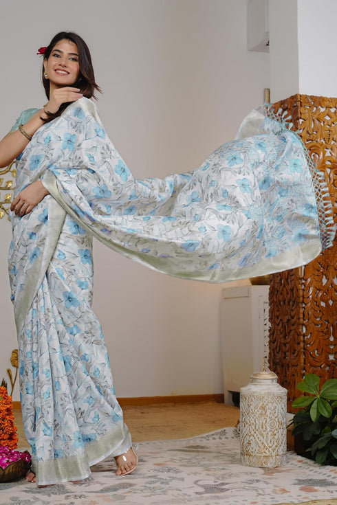 Vasthrlay Fashion Floral Printed Ethnic Wear