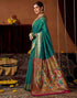 Vasthrlay Womens Paithani Unstitched Pink Saree
