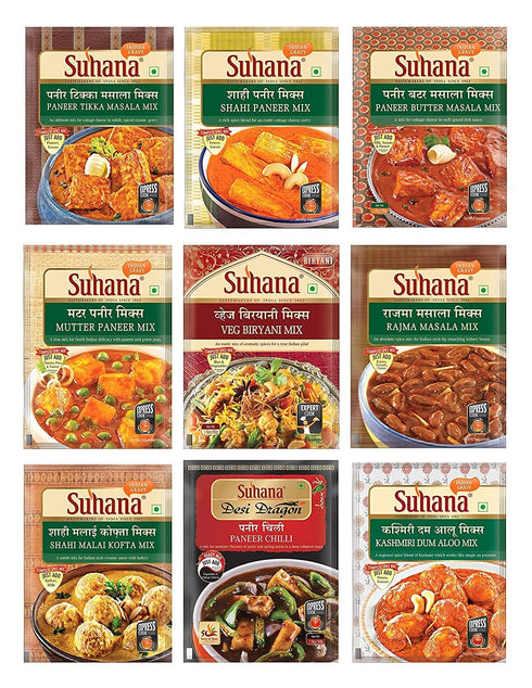 Suhana Spice Mixes - Combo of 9