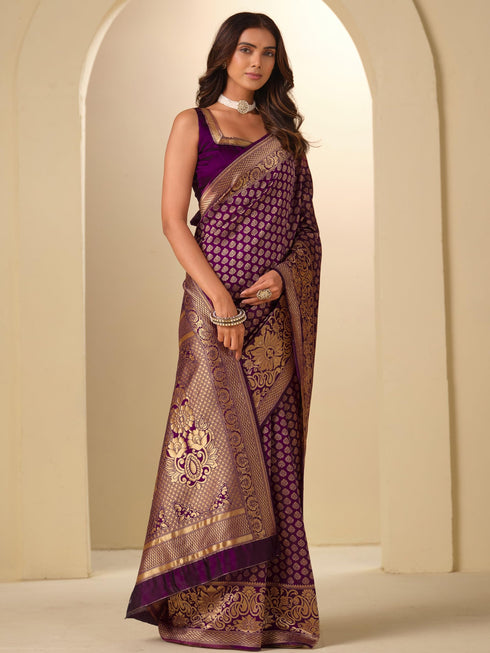 Vasthrlay Banarasi Woven Saree