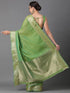 Vasthrlay Banarasi Unstitched Musturd Ethnic Wear