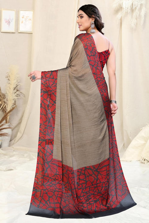 Vasthrlay Fashion Chiffon Printed Ethnic Wear