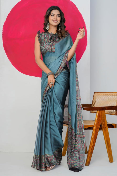 Vasthrlay Fashion Chiffon Printed Ethnic Wear