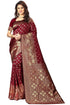 Vsathrlay Purple Kanchipuram Ethnic Wear