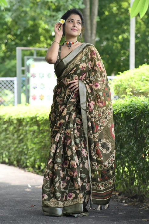 Vasthrlay Fashion Cotton Printed Ethnic Wear