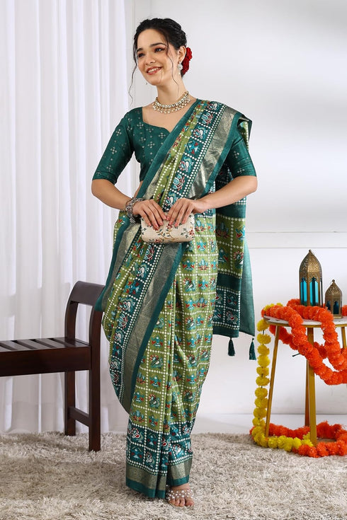 Vasthrlay Fashion Cotton Printed Ethnic Wear
