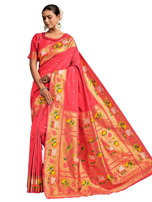 Vasthrlay Paithani Woven Saree