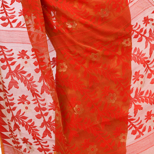 Vasthrlay Bengal Cotton `s Handloom Jamdani