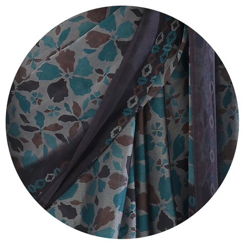 Vasthrlay Fashion Chiffon Printed Lightweight Ethnic Wear