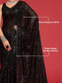Vasthrlay Georgette Sequins Blouse Ethnic Wear