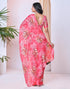 Vasthrlay Georgette Printed Unstitched Multicolor Saree