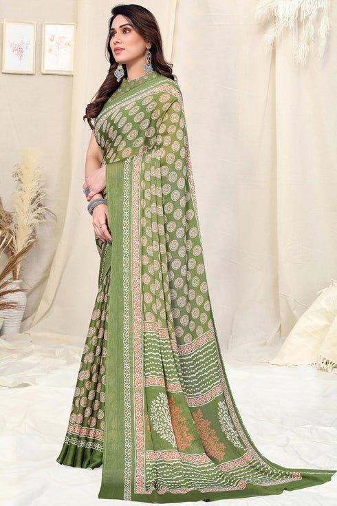Vasthrlay Fashion Chiffon Printed Ethnic Wear