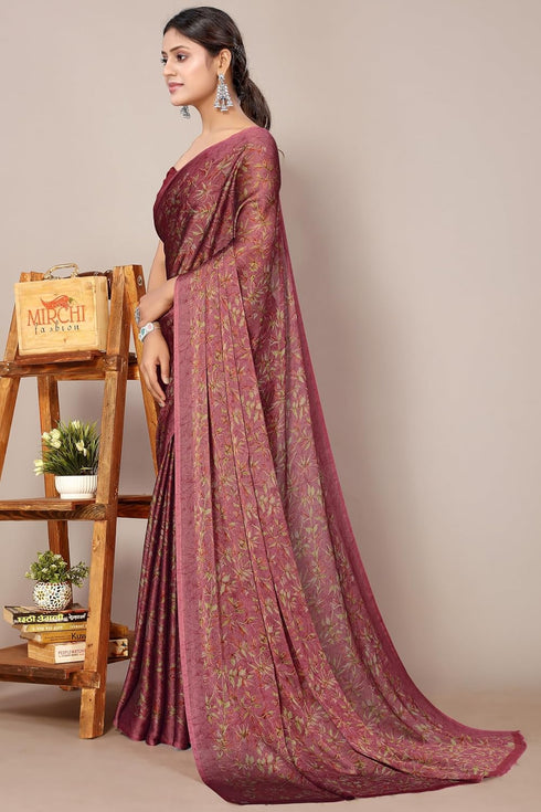 Vasthrlay Fashion Chiffon Printed Ethnic Wear