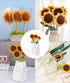 7PCS Crochet Sunflower Bouquet