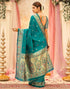 Vasthrlay Weaving Paithani Unstitched Pink Saree