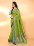 VasthrlayJacquard Boardered Unstitched Mustard Free Ethnic Wear