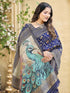 Vasthrlay Banarasi Weaving Maroon Saree