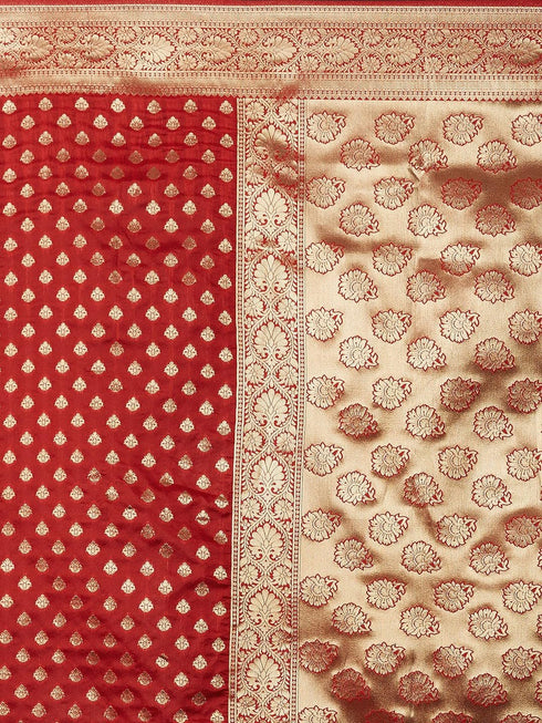 Vasthrlay Banarasi Traditional Unstitched Saree