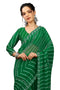 Vasthrlay Fashion Georgette Stripes Navy Ethnic Wear