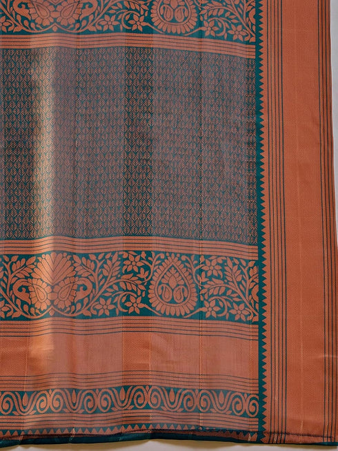 Vasthrlay Georgette Light Turquoise Saree