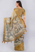 Vasthrlay Green Polyester Saree With Unstitched Blouse Piece