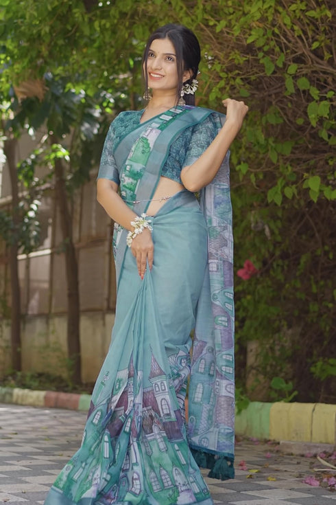 Vasthrlay Fashion Cotton Printed Ethnic Wear
