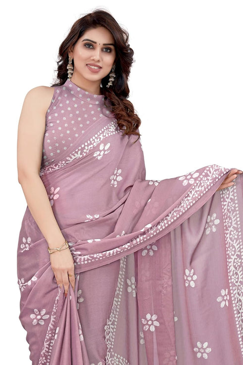 Vasthrlay Fashion Chiffon Printed Parrot Ethnic Wear