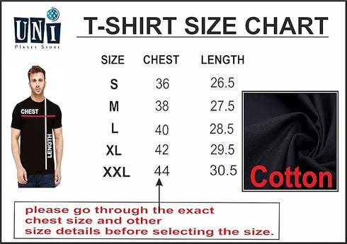 Uniplanet Store Men's Cotton Om Shivay Round Neck Black T-Shirt