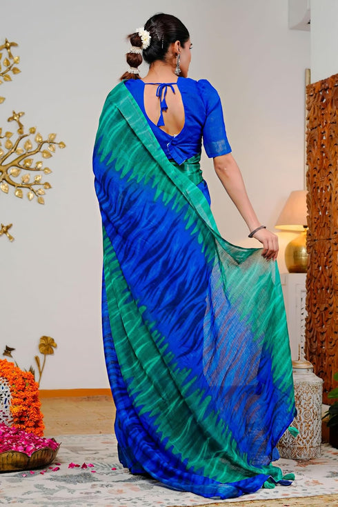 Vasthrlay Fashion Cotton Printed Dusty Ethnic Wear