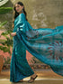 Vasthrlay Womens Printed Unstitched Beige Saree