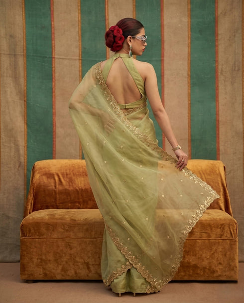 Vasthrlay Organza Designer Saree