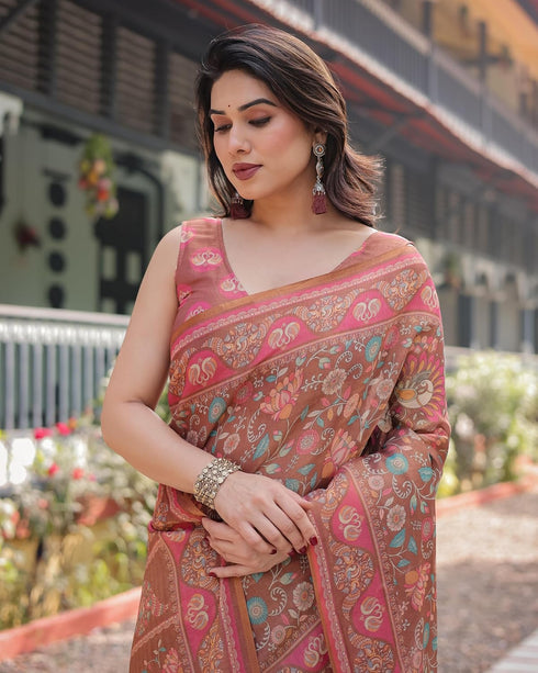 Vasthrlay Traditional Designer Off White Saree