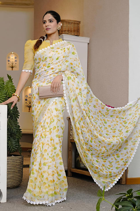 Vasthrlay Fashion Chevron Printed Ethnic Wear